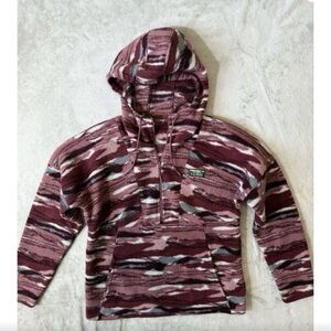 Patterned Hooded Pullover